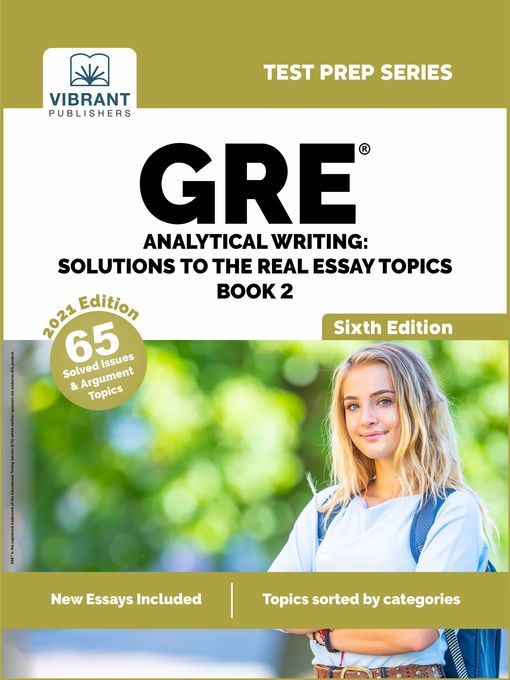 Title details for GRE Analytical Writing by Vibrant Publishers - Available
